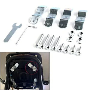 シルバー ユニバーサル モーター トップ ケース テール ボックス ベースプレート ネジ スペーサー アクセサリー Silver Universal Motor Top Case Tail Box Baseplate Screw Spacers Accessories 【並行輸入品】