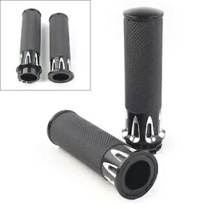 ハンドルバーハンドグリップハーレーツーリングストリートグライドソフテイルダイナTU5ファットボーイ用 Handle Bar Hand Grip For Harley Touring Street Glide Softail Dyna TU5 Fat Boy 【並行輸入品】