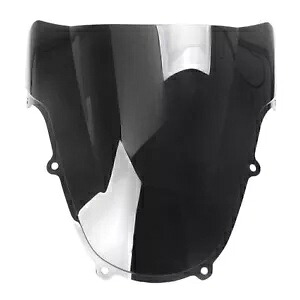 ダブルバブル風防ブラックフロントガラススズキ GSXR600/750 2001-2003 2002 Double Bubble Windshield Black Windscreen For Suzuki GSXR600/750 2001-2003 2002 【並行輸入品】