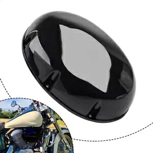 エアインテーククリーナーカバーホンダシャドウエース VT 400 750 1997-2003 光沢のある黒 Air Intake Cleaner Cover For Honda Shadow ACE VT 400 750 1997-2003 Glossy black 【並行輸入品】