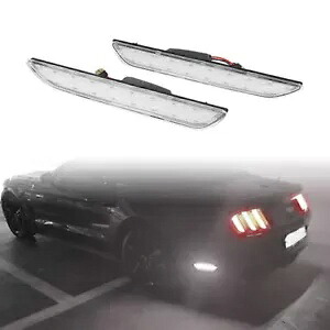 1 ペア車 LED リアサイドマーカーライト白色光フォードマスタング 2015-2020 US 1 Pair Car LED Rear Side Marker Light White Light For Ford Mustang 2015-2020 US 【並行輸入品】