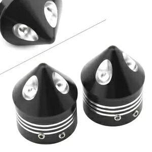 新しい前輪車軸ナットカバーキャップハーレーツーリングロードグライドダイナソフテイル用 New Front Wheel Axle Nut Covers Cap For Harley Touring Road Glide Dyna Softail 【並行輸入品】