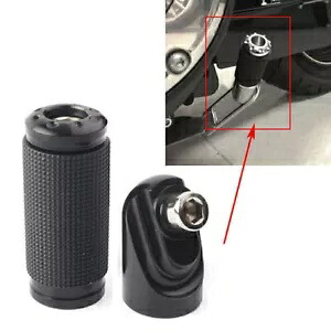キックスタンド エクステンション ハーレー ダイナ ワイド グライド ファット ボブ 91-17 ジフィー スタンド ブラック用 Kickstand Extension For Harley Dyna Wide Glide Fat Bob 91-17 Jiffy Stand Black 【並行輸入品】