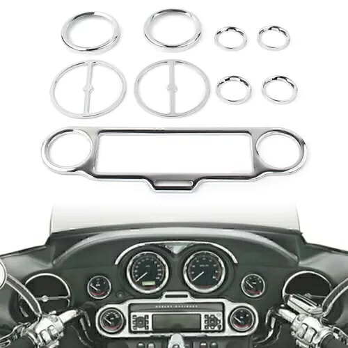 ハーレーエレクトラグライドストリートグライド 1996-13 ラジオゲージインナーフェアリングトリムキット用 For Harley Electra Glide Street Glide 1996-13 Radio Gauge Inner Fairing Trim Kit 【並行輸入品】