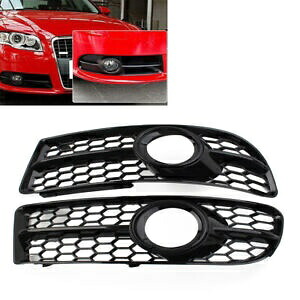 2 個フロントバンパーメッシュフォグライトグリルカバーアウディ A4 B7 S ライン S4 2005-08 2 PCS Front Bumper Mesh Fog Light Grille Cover For Audi A4 B7 S-Line S4 2005-08 【並行輸入品】 40,755円