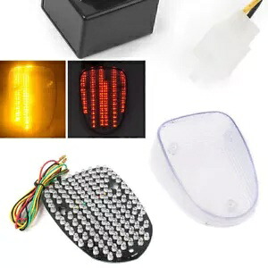 リア LED テールライトターンシグナルヤマハ V スター 650 シルバラード 2002-2010 クリア Rear LED Tail Light Turn Signals For YAMAHA V-Star 650 Silverado 2002-2010 Clear 【並行輸入品】