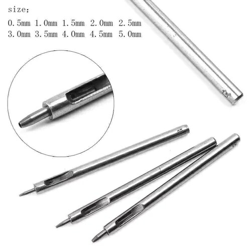 0.5-5 ミリメートルパンチ革ツール中空穴クラフトセットパンチャーベルト革細工新 0.5-5mm Punch Leather Tool Hollow Hole Craft Set Puncher Belt Leathercraft New 【並行輸入品】