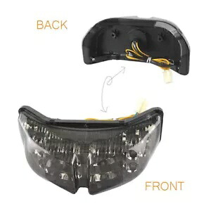 LED テールライト ヤマハ FZ1 FZ8 2006-2012 07 スモークレンズ統合ウインカーに適合 LED Taillight Fit Yamaha FZ1 FZ8 2006-2012 07 Smoke Lens integrated Turn Signals 【並行輸入品】