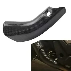 1x排気ミッドリンクパイプカーボンファイバーヒートシールドカバーガードホンダX-ADV 750用 1xExhaust Mid Link Pipe Carbon Fiber Heat Shield Cover Guard For Honda X-ADV 750 【並行輸入品】