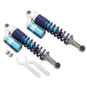 340 ミリメートルエアショックアブソーバー調整可能ドラッグ Rezzy ブラスター TRX 250R 450R ブルー 340mm Air Shock Absorbers Adjustable For Drag Rezzy Blaster TRX 250R 450R Blue 【並行輸入品】