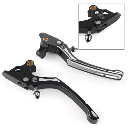 ペアハンドブレーキクラッチレバー ハーレーロードキング 2008 2009-2013 2010 2011 L+R用 Pair Hand Brake Clutch Lever for Harley Road King 2008 2009-2013 2010 2011 L+R 【並行輸入品】
