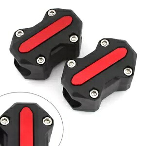 2X オートバイユニバーサルエンジンバンパーガードクラッシュバー装飾プロテクターホンダ用 2X Motorcycle Universal Engine Bumper Guard Crash Bar Decor Protector For Honda 【並行輸入品】