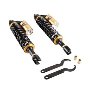 415 ミリメートルリアエアショックアブソーバースプリングサスペンションホンダ CB250 2 個ユニバーサル 415mm Rear Air Shock Absorbers Spring Suspension For Honda CB250 2PCS Universal 【並行輸入品】