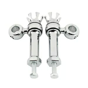 クロームオートバイハンドルバーライザーキットツーリングロードキングソフテイルファットボーイダイナ用 Chrome Motorcycle Handlebar Riser Kit For Touring Road King Softail Fat Boy Dyna 【並行輸入品】 42,185円