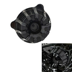 エアクリーナーインテークフィルター ハーレーダイナ FXDLS ツーリング/トライク 2008-2016 ブラック ka Air Cleaner Intake Filter For Harley Dyna FXDLS Touring/Trike 2008-2016 Black ka 【並行輸入品】