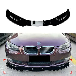 BMW 3 シリーズ E92 E93 2006-13 2007 フロントバンパースポイラースプリッターリップブラック- For BMW 3 Series E92 E93 2006-13 2007 front bumper spoiler splitter lip black- 【並行輸入品】