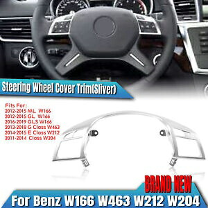 メルセデスベンツ W166 W463 W212 W204 インテリアトップトリムステアリングホイールシルバー- For Mercedes Benz W166 W463 W212 W204 Interior Top Trim Steering Wheels Silver- 【並行輸入品】 33,605円