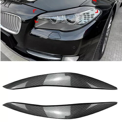 BMW 5 シリーズ F10 F11 2011-2014 フロントヘッドライトまぶた眉毛カバー- For BMW 5 Series F10 F11 2011-2014 front headlights eyelid eyebrow cover- 【並行輸入品】