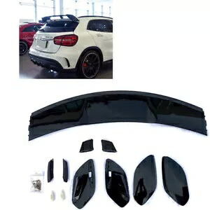 メルセデス X156 GLA クラス GLA250/45 AMG 用ブラック リア スポイラー ウィング- Black rear spoiler wing for Mercedes X156 GLA-Class GLA250/45 AMG- 【並行輸入品】