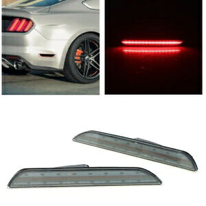 2015-2023 フォード マスタング リアバンパーサイドマーカーライトランプ 2 個- For 2015-2023 Ford Mustang Rear Bumper Side Marker Light Lamp 2PCS- 【並行輸入品】