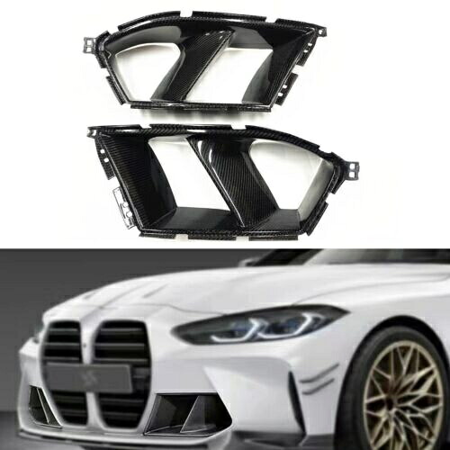 車のフロント換気グリルカバー 2021-2024 2022 BMW G80 M3 G82 G83 M4 新しい- Car front ventilation grille cover for 2021-2024 2022 BMW G80 M3 G82 G83 M4 new- 【並行輸入品】