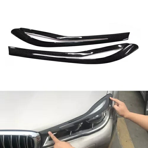 車のヘッドライト眉毛装飾トリム BMW 7 シリーズ G11 G12 2016-2018- Car headlights eyebrows decor trim for BMW 7 Series G11 G12 2016-2018- 【並行輸入品】