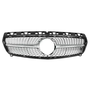 メルセデスベンツ a クラス W176 2013-2015 フロントバンパーグリル換気グリル- For Mercedes Benz a class W176 2013-2015 front bumper grille ventilation grille- 【並行輸入品】
