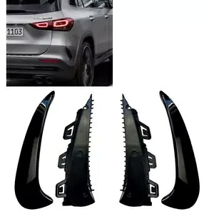 ベンツ GLA GLA35 AMG 2020 CB ルックリアスポイラー空気入口カバー光沢のある- For Benz GLA GLA35 AMG 2020 CB Look Rear Spoiler Air Inlet Cover Shiny- 【並行輸入品】