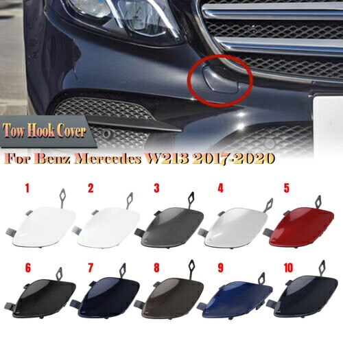 ベンツ W213 E 350/400/2020 2018 フロント牽引フックアイレットカバーグレー- For Benz W213 E 350/400/2020 2018 Front Towing Hook Eyelets Cover Grey- 【並行輸入品】