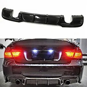 BMW E90 325i 335i M-スポーツ 2009-2012 2011 車のリアバンパーディフューザーリップ- For BMW E90 325i 335i M-Sport 2009-2012 2011 car rear bumper diffuser lip- 【並行輸入品】