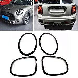 BMW ミニクーパー S F55 F56 F57 JCW 2014-UP ヘッドライトフレームトリム DE- For BMW Mini Cooper S F55 F56 F57 JCW 2014-UP Headlights Frame Trim DE- 【並行輸入品】