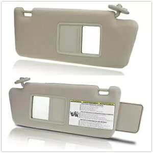 2005-2014 トヨタ タコマ フロント左 + 右サンバイザー日焼け止めベージュ- For 2005-2014 Toyota Tacoma front left + right sun visor sun protection beige- 【並行輸入品】