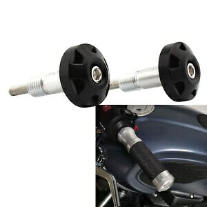 オートバイハンドルバーハンドルエンドキャップ装飾 BMW R18 RnineT 黒新- Motorcycle handlebar handle end caps decoration for BMW R18 RnineT black new- 【並行輸入品】