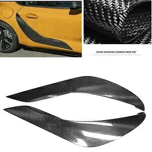 ブラックサイドフェンダー換気カバートヨタスープラ A90 2019-2023 ペア- Black Side Fender Ventilation Cover For Toyota Supra A90 2019-2023 Pair- 【並行輸入品】