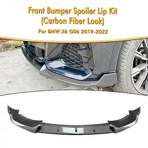 車のフロントバンパースポイラースプリッターリップ BMW X6 G06 M スポーツ 2019-23 2022- Car front bumper spoiler splitter lip for BMW X6 G06 M sport 2019-23 2022- 【並行輸入品】