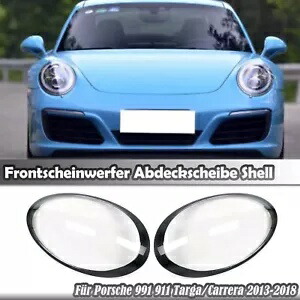ポルシェ 991 911 タルガ/カレラ 2013-18 ヘッドライトカバーウィンドウシェル- For Porsche 991 911 Targa/Carrera 2013-18 headlights cover window shell- 【並行輸入品】