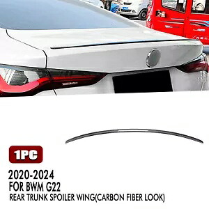 トランクスポイラーリアウイングウイング装飾 BMW 4 シリーズ G22 2020-2024 2021 2022- Trunk spoiler rear wing wing decor for BMW 4 Series G22 2020-2024 2021 2022- 【並行輸入品】