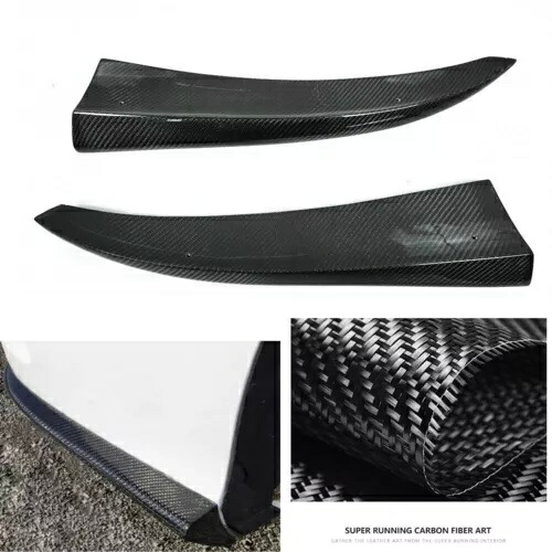 2015-2018 ベンツ W205 AMG スポーツリアバンパーサイドスプリッターカバー- For 2015-2018 Benz W205 AMG Sport Rear Bumper Side Splitter Cover- 【並行輸入品】