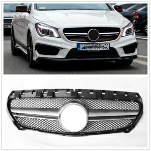 メルセデスベンツ CLA クラス W117 2013-2016 フロントバンパーグリル用- For Mercedes Benz CLA class W117 2013-2016 front bumper grille- 【並行輸入品】
