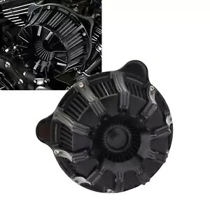 ハーレー ツーリング トライク 2008-2016 ダイナ ソフテイル用エアフィルター インテークフィルター ブラック- Air filter intake filter for Harley Touring Trike 2008-2016 Dyna softail black- 【並行輸入品】