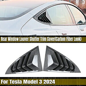 Tesla Model 3 2024+ IU用リアウィンドウスラットクロージャカバートリム- Rear window slat closure cover trim for Tesla Model 3 2024+ IU- 【並行輸入品】 34,320円