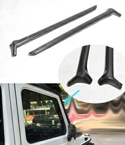 カーボンファイバー A ピラーストリップ、メルセデスベンツ G クラス G500 G63 2010 2011-2017 用- Carbon fiber A-pillar strip for Mercedes Benz G-Class G500 G63 2010 2011-2017- 【並行輸入品】