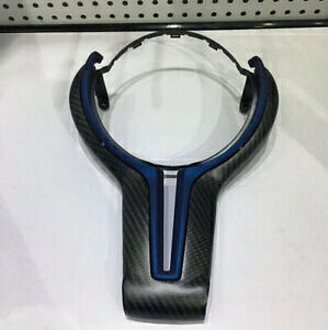 BMW M2 F87 M3 F80 M4 F82 F12 X6M ステアリングホイールトリムカーボンファイバーブラック- For BMW M2 F87 M3 F80 M4 F82 F12 X6M steering wheel trim carbon fiber black- 【並行輸入品】