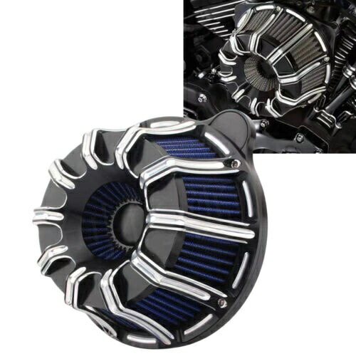 オートバイエアフィルターインテークフィルターハーレーツーリングトライク 2008-16 ダイナソフテイル B- Motorcycle Air Filter Intake Filter for Harley Touring Trike 2008-16 Dyna Softail B- 【並行輸入品】