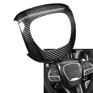 インテリアステアリングホイールトリムダッジチャージャーデュランゴチャレンジャー 2015-2023 2017- Interior Steering Wheel Trim For Dodge Charger Durango Challenger 2015-2023 2017- 【並行輸入品】