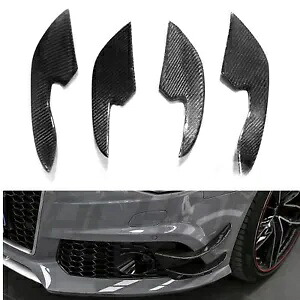 アウディ A6 RS6 RS7 12-2015 フロントバンパーサイドコーナースポイラースポイラーリップ- For Audi A6 RS6 RS7 12-2015 front bumper side corner spoiler spoiler lip- 【並行輸入品】