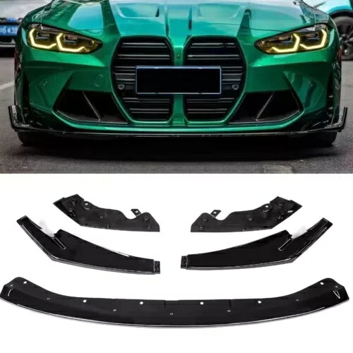 フロントバンパースポイラースプリッターリップ BMW G80 M3 G82 M4 2021-2024 2022 新- Front bumper spoiler splitter lip for BMW G80 M3 G82 M4 2021-2024 2022 new- 【並行輸入品】