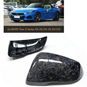 カーボンファイバーミラーカバー BMW Z4 G29 X1 F48 F49 2016 2017-2023 ブラック- Carbon fiber mirror cover for BMW Z4 G29 X1 F48 F49 2016 2017-2023 black- 【並行輸入品】