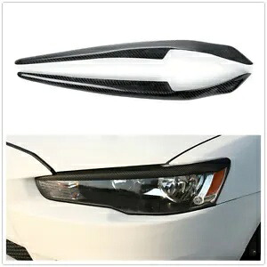 ヘッドライトまぶた眉毛カバー三菱ランサーEVO X 08-14用- Headlights Eyelids Eyebrows Cover for Mitsubishi Lancer EVO X 08-14- 【並行輸入品】