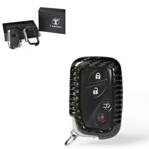 カーボンファイバースマートケースキー装飾カバーレクサス IS250 IS350 新しい- Carbon Fiber Smart Case Key Decor Cover For Lexus IS250 IS350 New- 【並行輸入品】